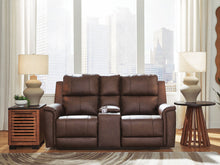 Load image into Gallery viewer, Bleckley - Power Reclining Loveseat With Console / Adjustable Headrest