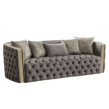 Load image into Gallery viewer, Naomi - Button Tufted Sofa - Taupe