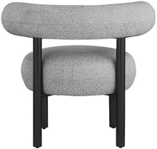 Load image into Gallery viewer, Bordeaux - Boucle Fabric Accent Chair With Black Legs