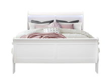 Load image into Gallery viewer, Charlie - Queen Bed With LED Side Rails - White