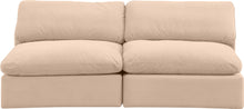 Load image into Gallery viewer, Comfy - Velvet Modular Armless Sofa 2 Seats