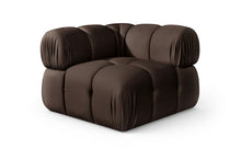 Load image into Gallery viewer, Orin - Velvet Performance Fabric Upholstered Modular Corner Chair