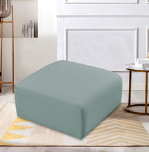 Load image into Gallery viewer, Arc - Faux Leather Ottoman
