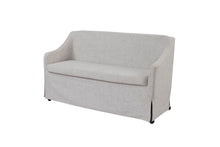 Load image into Gallery viewer, Citrus Heights - Slip Covered Settee - Sand / Pearl Silver