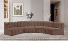 Load image into Gallery viewer, Arc - Faux Leather 6 Piece U-Shaped Modular Sofa