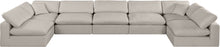 Load image into Gallery viewer, Comfy - 7 Piece Linen Modular Armless Sectional