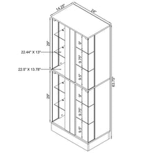 Load image into Gallery viewer, Cabra Curio Cabinet with LED Lighting