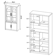 Load image into Gallery viewer, Riva Tall Display Cabinet with LED Lighting