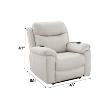 Load image into Gallery viewer, Chriki - Power Motion Recliner & Lift Heating Massage Chair - Beige