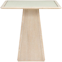 Load image into Gallery viewer, Atrium - Glass Top And Wood Base Dining Table