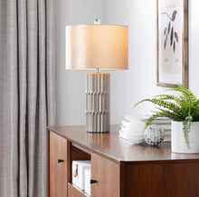 Load image into Gallery viewer, Tania - Contemporary Table Lamp - Brown / Metallic Brown / Champagne