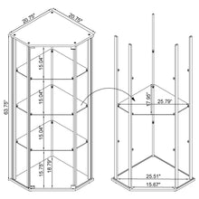Load image into Gallery viewer, Zenobia Curio Cabinet