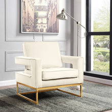Load image into Gallery viewer, Noah - Accent Chair with Gold Legs