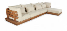Load image into Gallery viewer, Mirella - 5 Piece Water Resistant Fabric Upholstered Outdoor Patio Modular Sectional