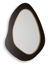 Load image into Gallery viewer, Kierlock - Accent Mirror - Black / Gold Finish