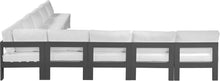 Load image into Gallery viewer, Nizuc - Outdoor Patio 9 Piece Modular Sectional With Gray Frame