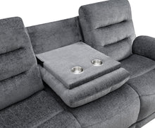 Load image into Gallery viewer, U152 - Motion Sofa With Drop Down - Gray