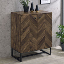 Load image into Gallery viewer, Carolyn 2-door Accent Cabinet Rustic Oak and Gunmetal - Ego Home Furniture