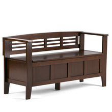 Load image into Gallery viewer, Adams - Entryway Storage Bench Handcrafted