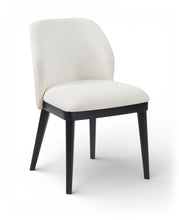 Load image into Gallery viewer, Valeo - Linen Textured Fabric Upholstered Dining Chair (Set of 2) - Painted Black Base