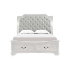 Load image into Gallery viewer, Lyndhurst - 6''6" / 6''0" King Storage Footboard & Slats - Vintage White