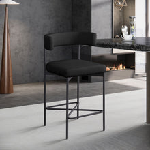 Load image into Gallery viewer, Rivage - Durable Stool With Black Frame (Set of 2)