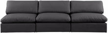 Load image into Gallery viewer, Comfy - Faux Leather Modular Armless Sofa 3 Seats