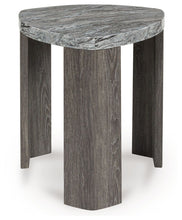 Load image into Gallery viewer, Surmour - Triangle End Table - Gray / Brown