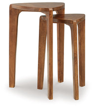 Load image into Gallery viewer, Brynnleigh - Accent Table Set (Set of 2) - Medium Brown