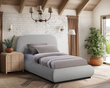 Load image into Gallery viewer, Vaughn - Chenille Bed With Black Base