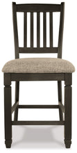 Load image into Gallery viewer, Tyler Creek - Upholstered Barstool (Set of 2) - Black / Grayish Brown