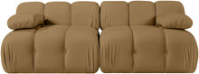 Load image into Gallery viewer, Orin - Velvet Performance Fabric Upholstered 2 Piece Modular Sofa