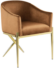 Load image into Gallery viewer, Xavier - Dining Chair with Gold Legs