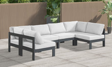 Load image into Gallery viewer, Nizuc - Outdoor Patio 6 Piece Modular Sectional With Gray Frame