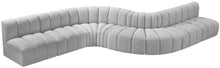 Load image into Gallery viewer, Arc - Boucle Fabric 8 Piece Curved Modular Sofa