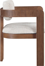 Load image into Gallery viewer, Sacha - Linen Dining Chair With Brown Base (Set of 2)