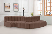 Load image into Gallery viewer, Arc - Faux Leather 5 Piece Modular Sofa
