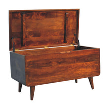 Load image into Gallery viewer, Curved Blanket Box - Chestnut