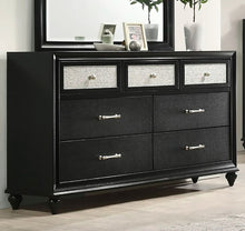 Load image into Gallery viewer, Crown Mark Furniture Lila 7 Drawer Dresser in Black image