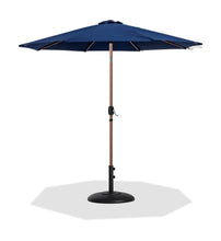Load image into Gallery viewer, Fiji - Aluminum Patio Umbrella With Round Black And Teak Base
