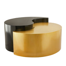 Load image into Gallery viewer, Ying Yang - Coffee Table - Gold / Black