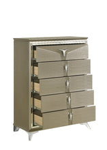 Load image into Gallery viewer, Galaxy Home Samantha Chest in Silver