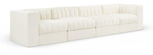 Load image into Gallery viewer, Rummi - Velvet Performance Fabric Upholstered 4 Piece Modular Sofa