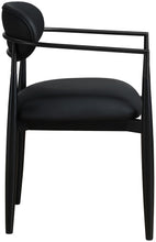 Load image into Gallery viewer, Riccio - Faux Leather Dining Arm Chair (Set of 2) - Black Frame