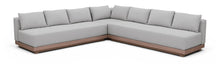 Load image into Gallery viewer, Solace - Olefin Performance Fabric 3 Piece Outdoor Patio Modular Sectional (2 Sofas & Corner Chair)
