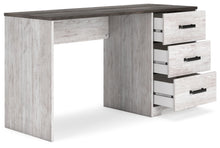 Load image into Gallery viewer, Shawburn - Home Office Desk - White / Dark Charcoal Gray
