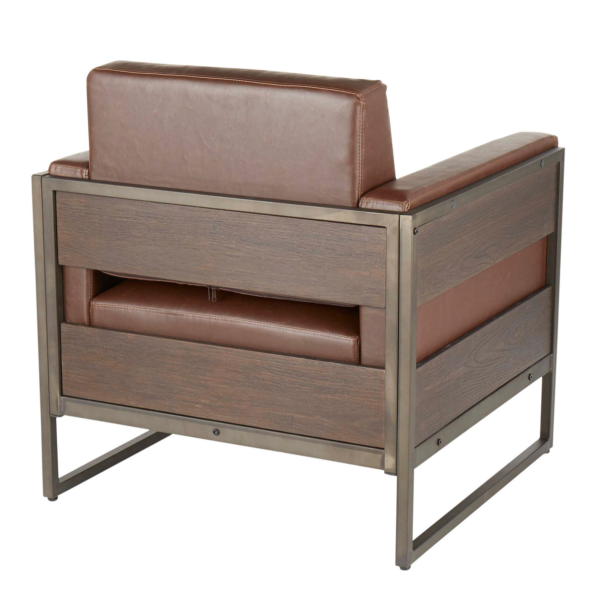 Drift - Industrial Lounge Chair - Espresso - Ego Home Furniture