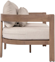 Load image into Gallery viewer, Newport - Water Resistant Fabric 65" Upholstered Outdoor Patio Loveseat