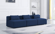 Load image into Gallery viewer, Cube - Linen Modular 3 Seat Armless Sofa