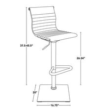 Load image into Gallery viewer, Masters - Contemporary Adjustable Barstool With Swivel